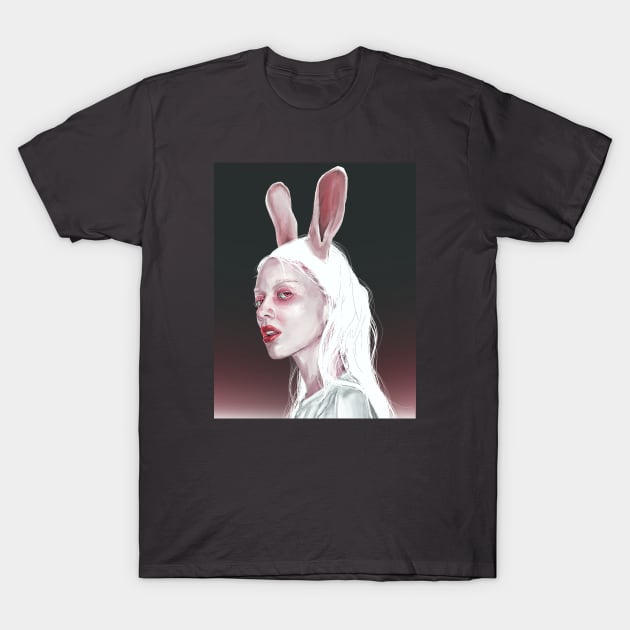 Lucky Rabbit T-Shirt by GingeraleArthaus